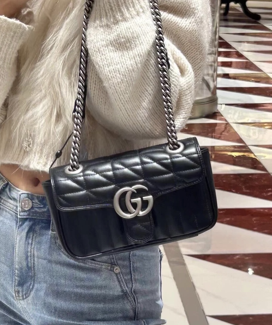 95新 GUCCI/古驰 御古屋/77540/新款22马蒙 全套