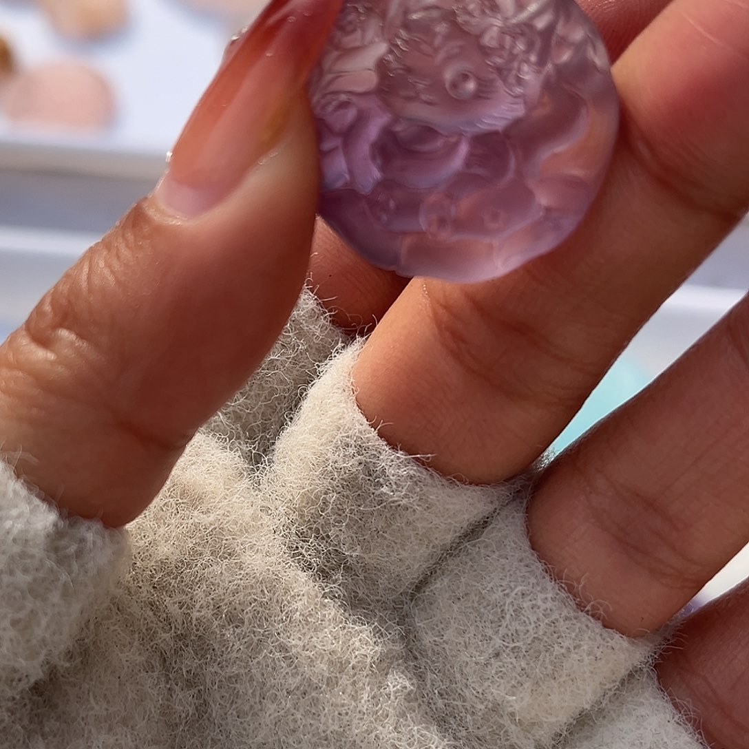 水晶手链未镶嵌～**～紫水狐狸