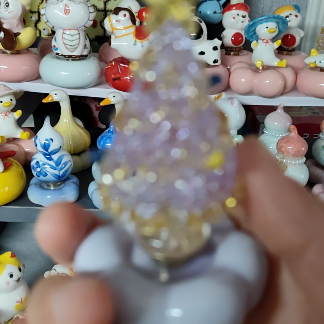 琉璃圣诞树摆件1个