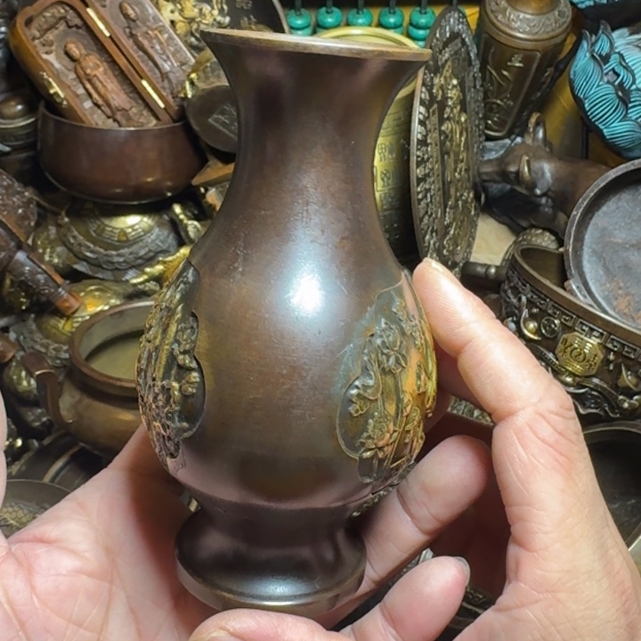 铜器摆件收收藏藏