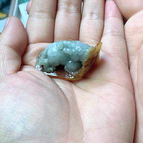 翡翠颈饰未镶嵌天然缅甸翡翠a货