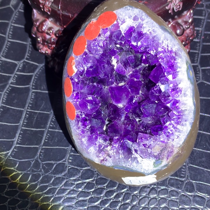 水晶福利紫龙蛋未镶嵌