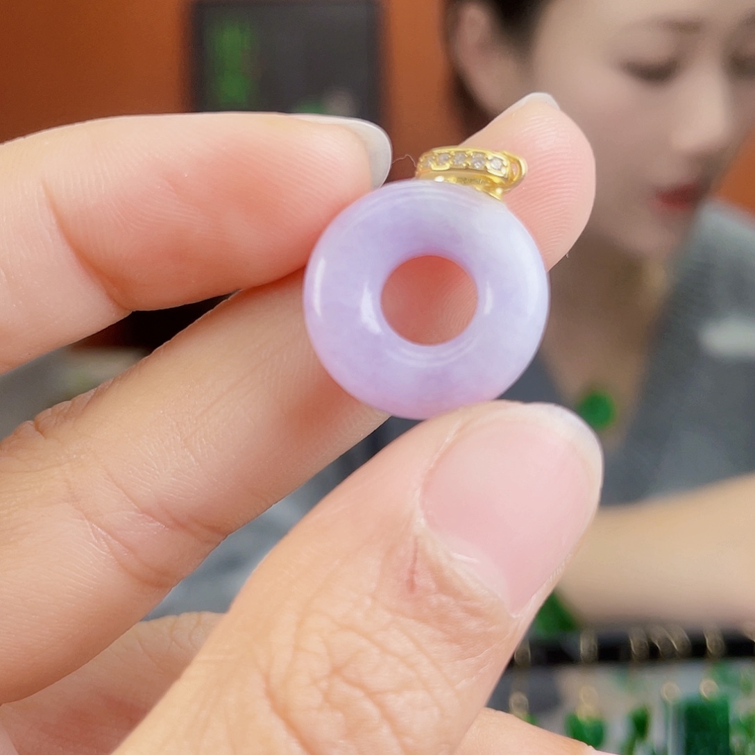 翡翠未镶嵌耳饰饰品