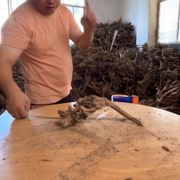 木301510 鱼缸造景根雕艺术166