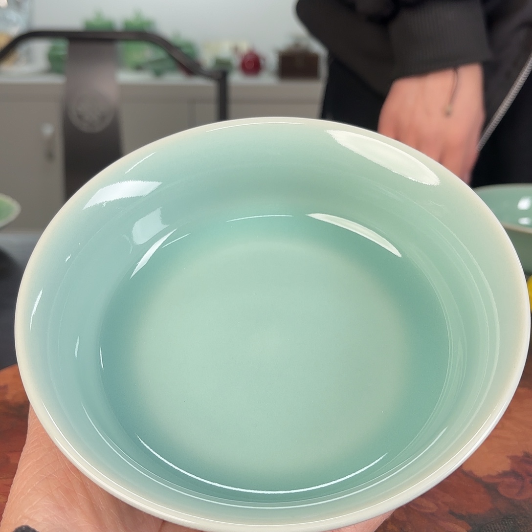 龙泉云间青瓷小米茶器