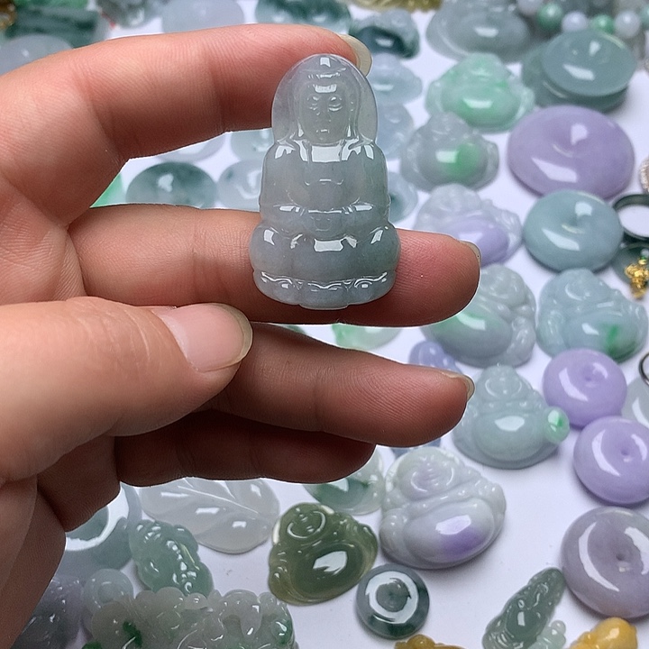 翡翠未镶嵌颈饰天然翡翠