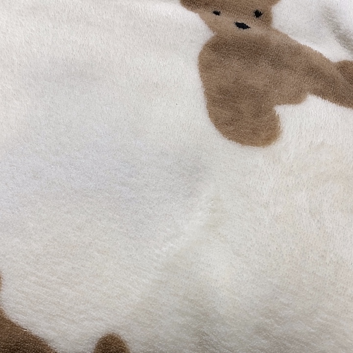 无纺布熊熊法兰绒2米