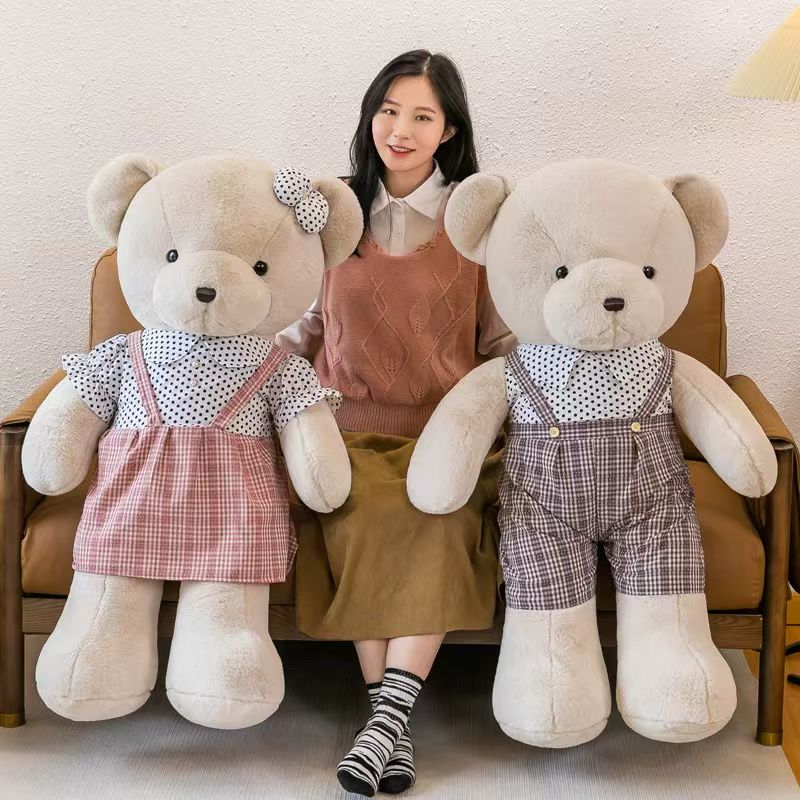 精选新款情侣泰迪熊100Cm公仔毛绒玩具可爱熊抱抱熊大熊公仔礼物