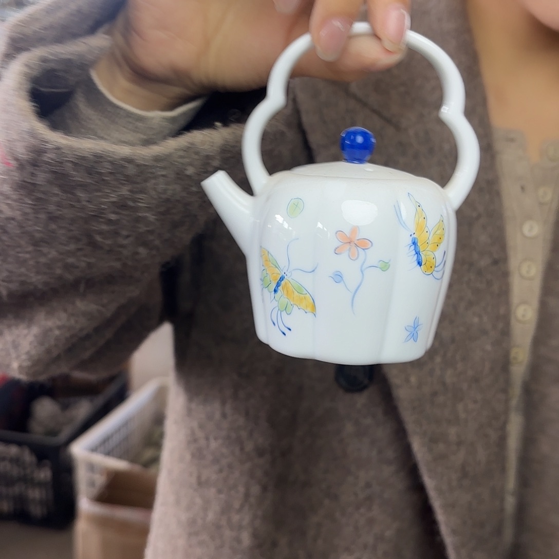 龙泉云间青瓷小米茶器