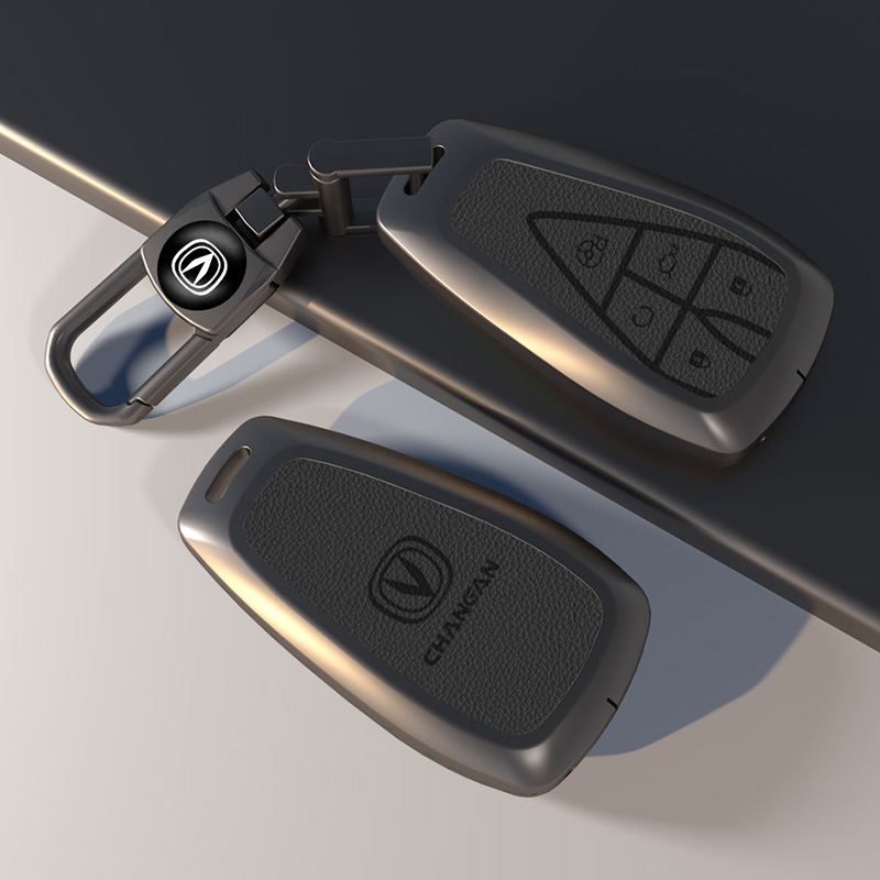 长安钥匙套钥匙套cs75plus逸动车cs55包cs35扣欧尚x5高档金属壳