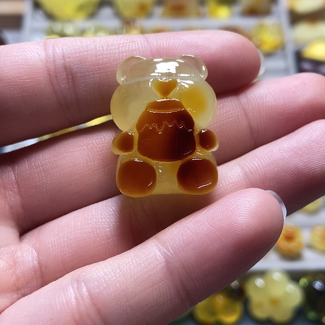 小***橙琥珀未镶嵌裸石天然琥珀蜜蜡
