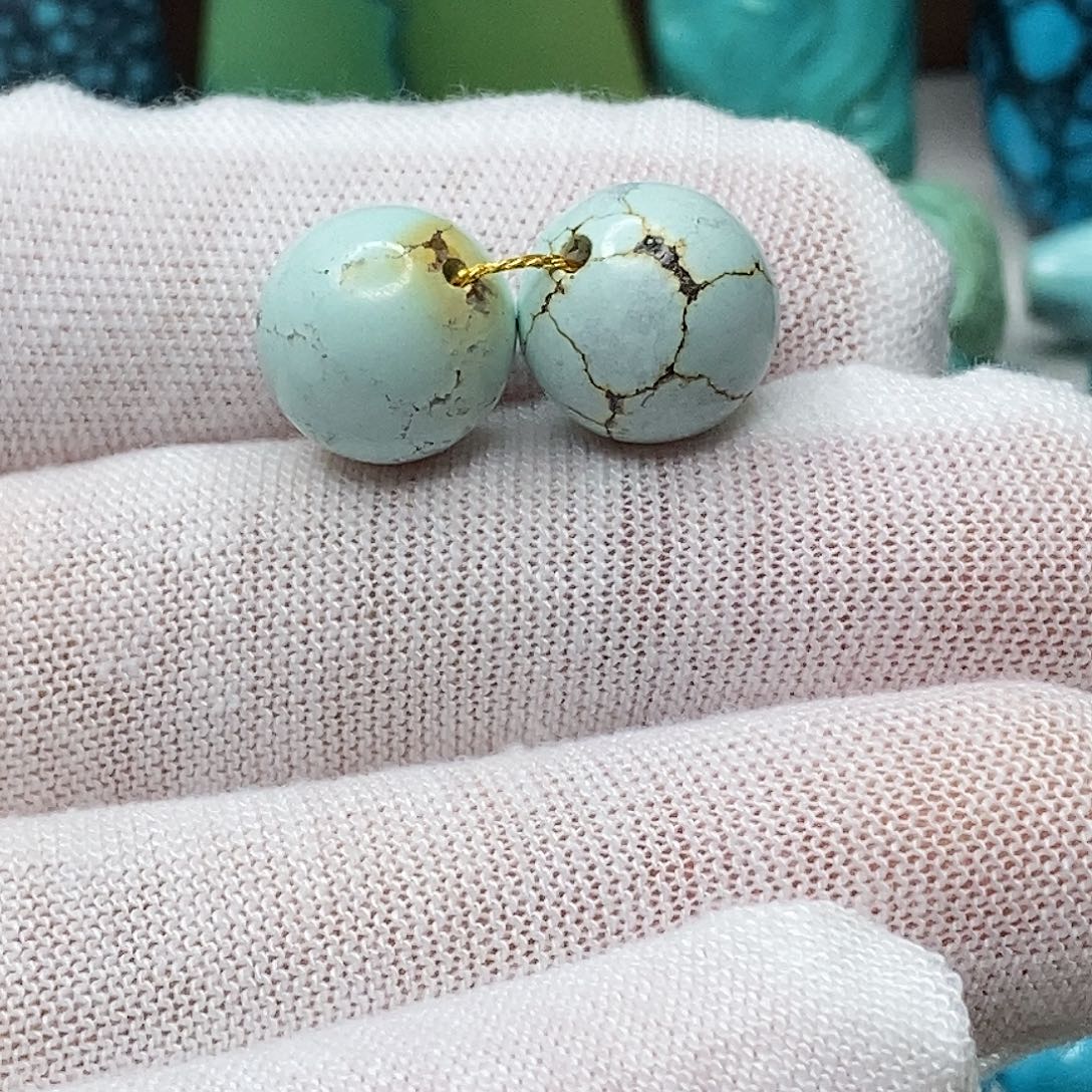 未镶嵌绿松石天然原矿 地大质检 抖音基地 顺丰发货