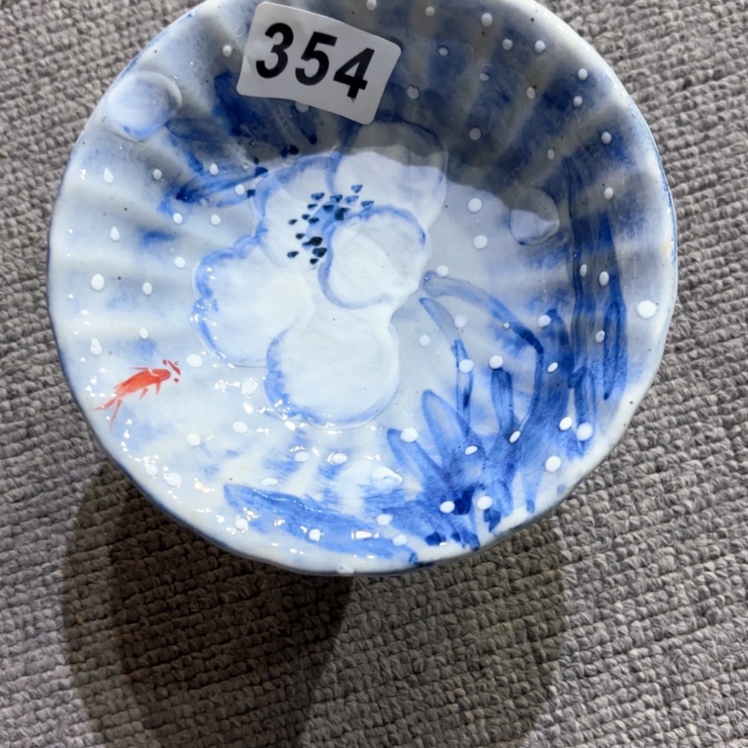 景德镇手绘高温釉下彩陶瓷茶具