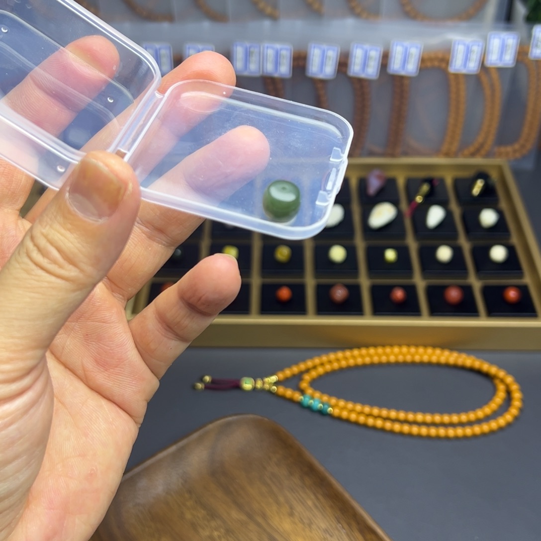 和田玉未镶嵌手链9.9mm单颗