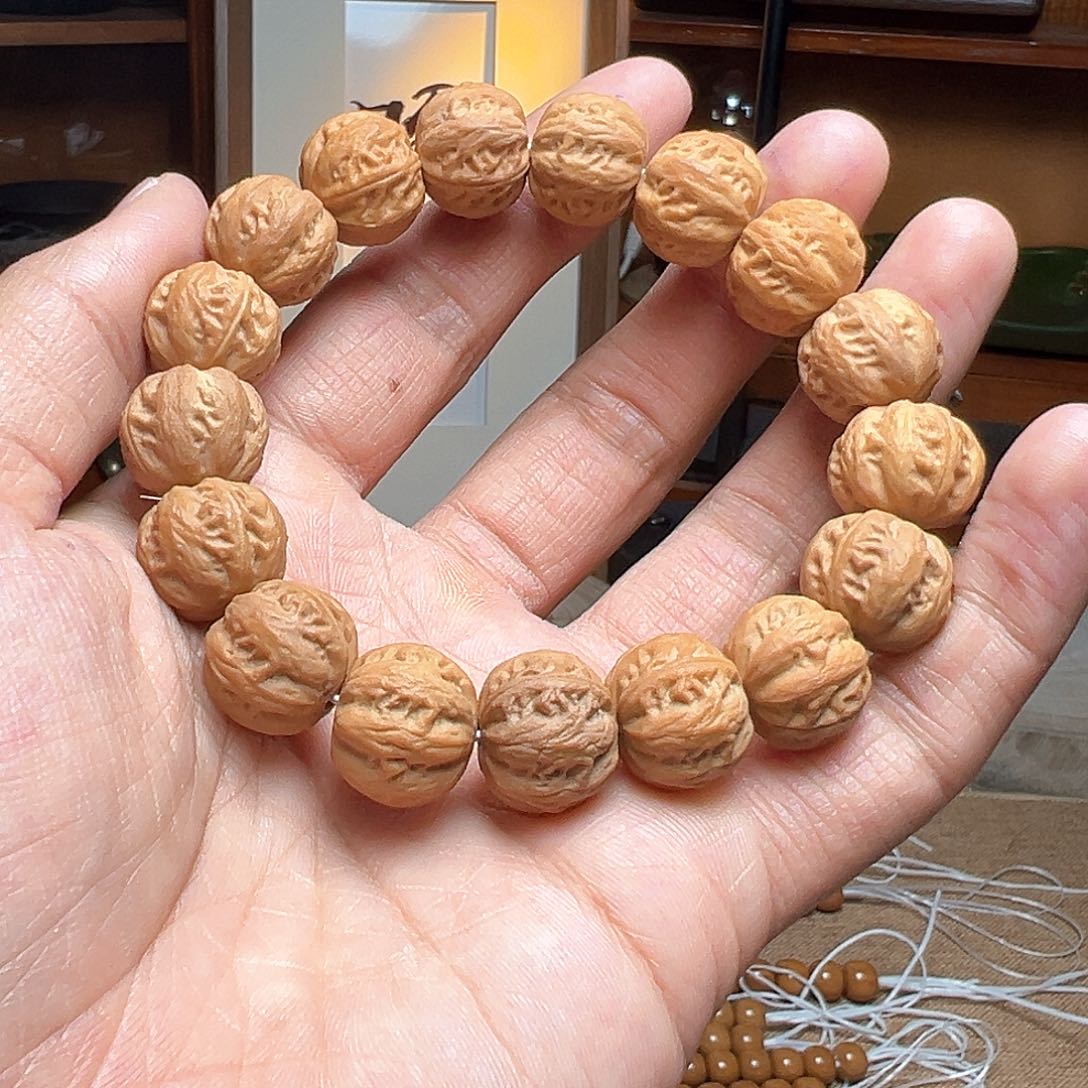 猴头核桃手串八楞17