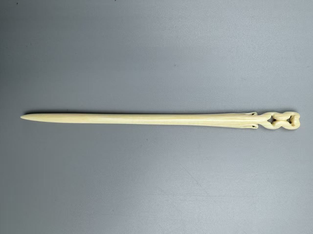 m50284 天然猛犸牙发簪簪子 灵心十字簪 长度125.787,3mm