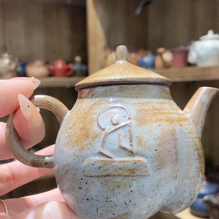 柴烧老岩泥高端茶器