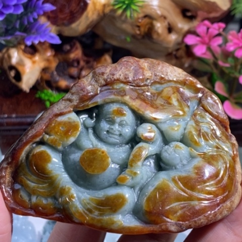 【闪购商品】颈饰未镶嵌翡翠佛