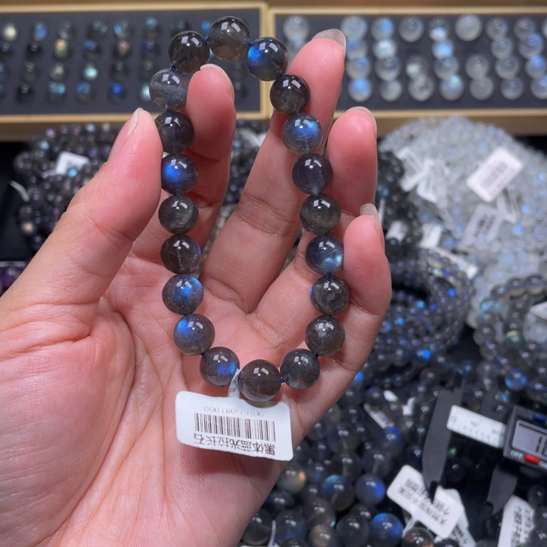 拉长石手链未镶嵌拉长石手链10m