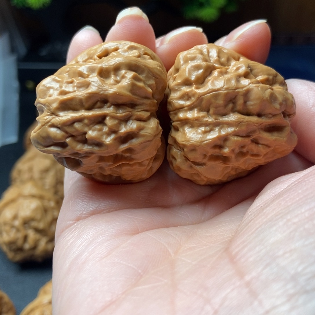 文玩核桃把件蛤蟆头36