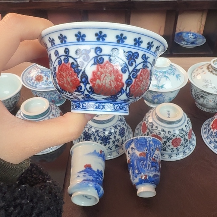 景德镇陶瓷手绘作品