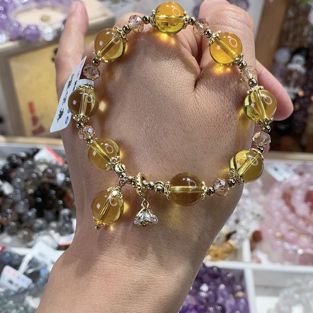 水晶手链未镶嵌G3121单圈颜色微差