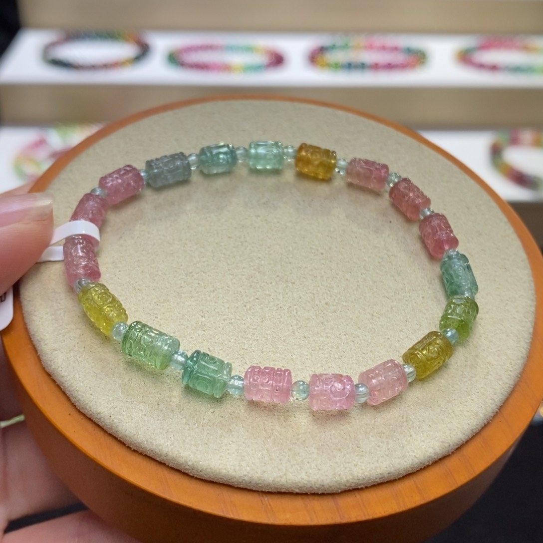 【闪购商品】碧玺手串未镶嵌可*两天看货期