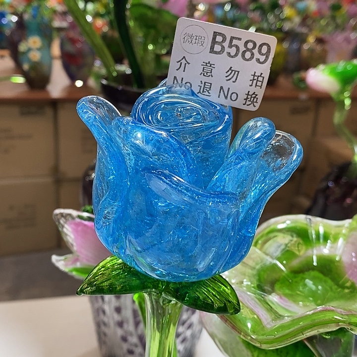 玫瑰花高38厘米左右