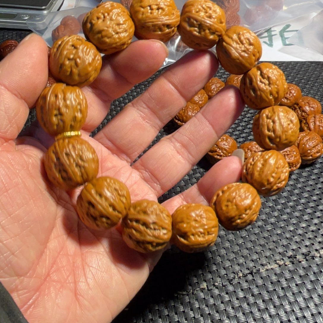 歡***ఇ文玩核桃手串方肚