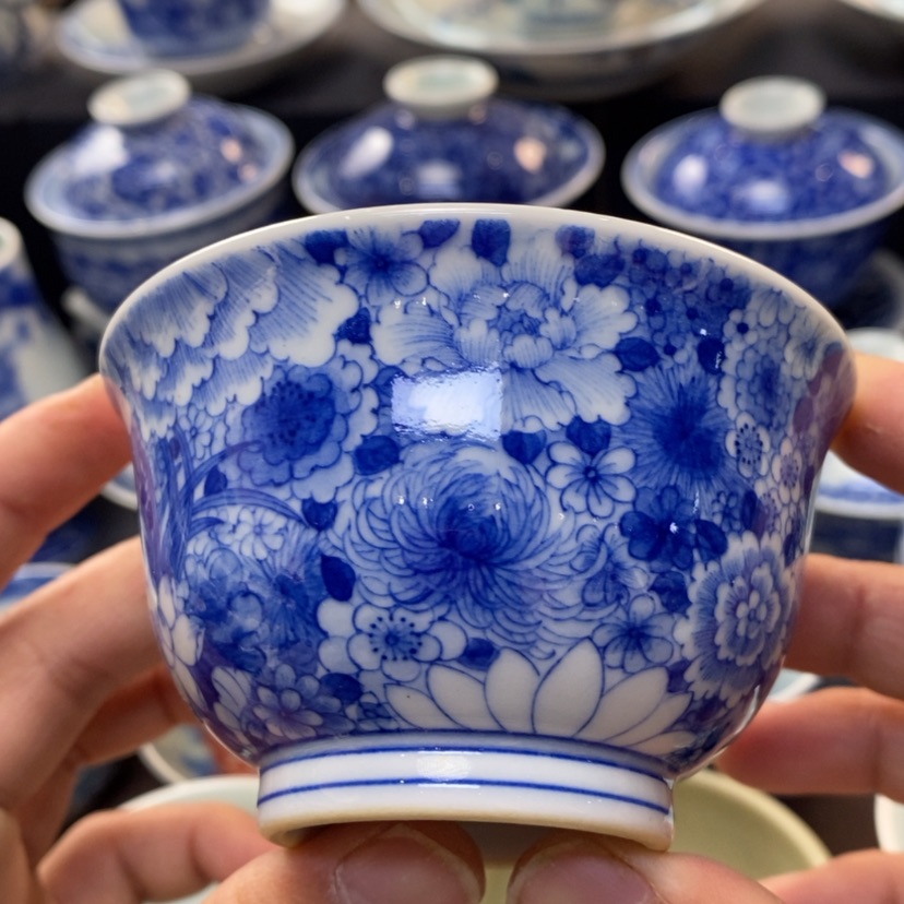 【闪购商品】景德镇青花主人杯
