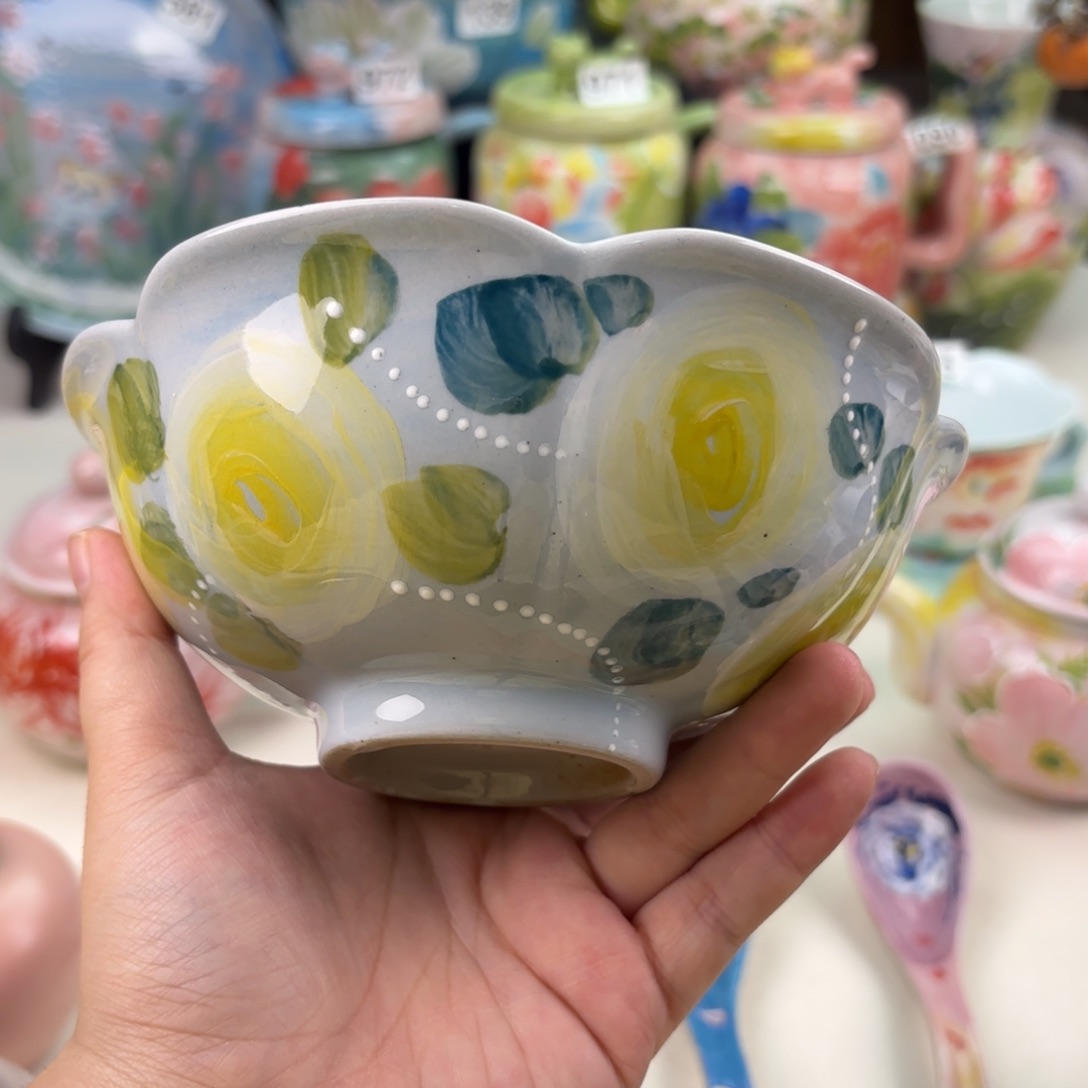 景德镇手绘高温釉下彩陶瓷茶具