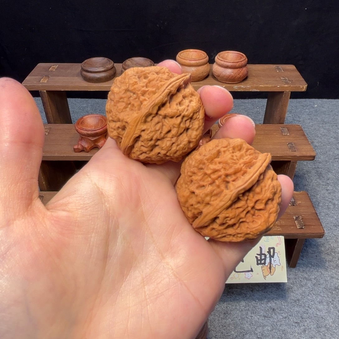 文玩核桃吊坠z龙脊金蟾43mm