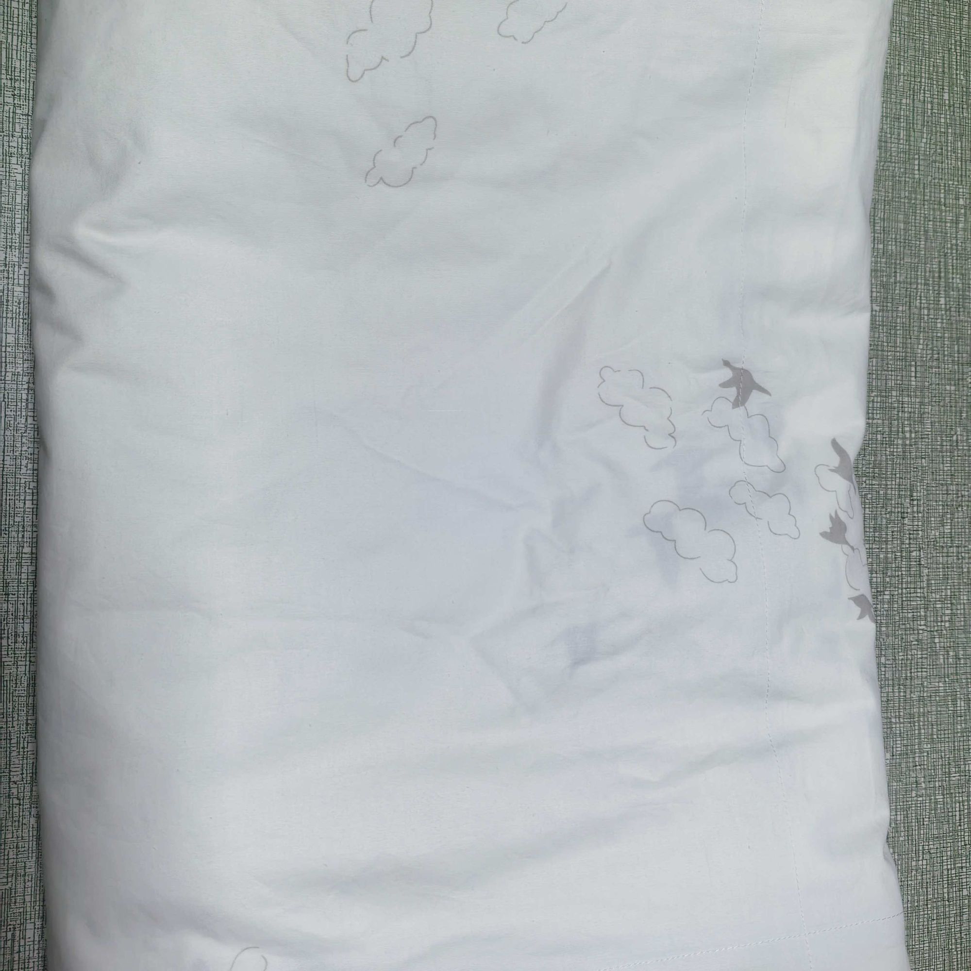 100%棉自充绒印花羽绒被壳（微脏 微晒痕 不影响使用）介意慎拍