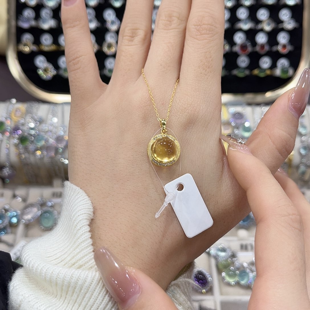 蛇纹石玉银S925镶嵌戒指