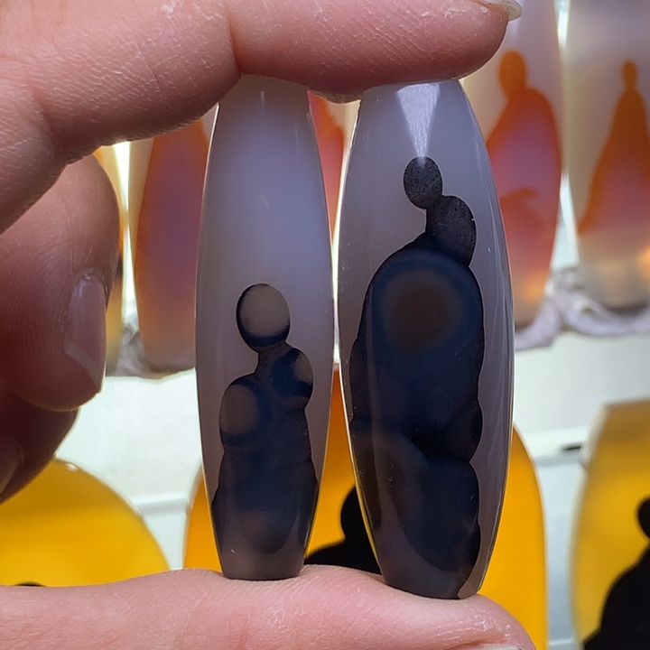 玛瑙/玉髓颈饰未镶嵌111