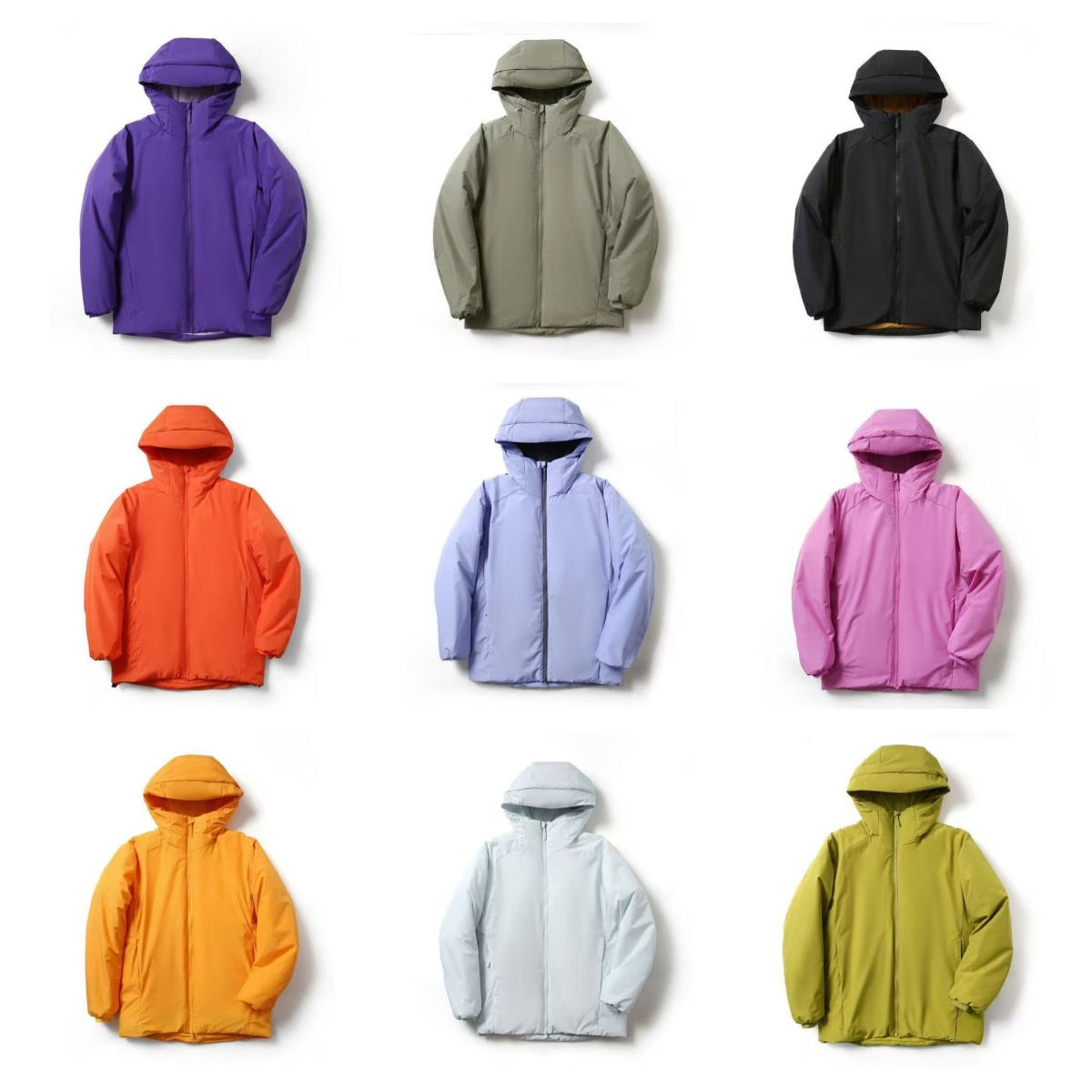 户外轻量聚热锁温舒适百搭城市户外防风防水连帽男女同款棉服