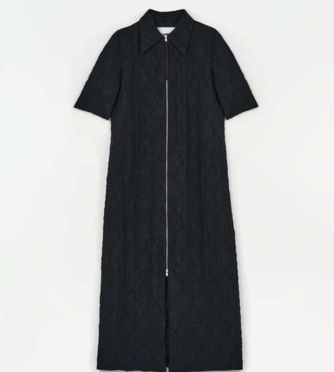 未使用  Jil Sander 拉链衬衣短袖连衣裙