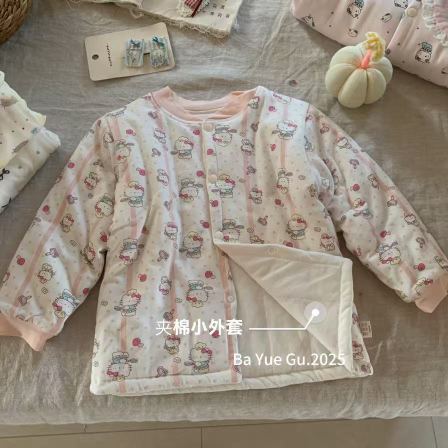 敏敏”婴童材质外穿内搭加棉外套女童秋冬款2389