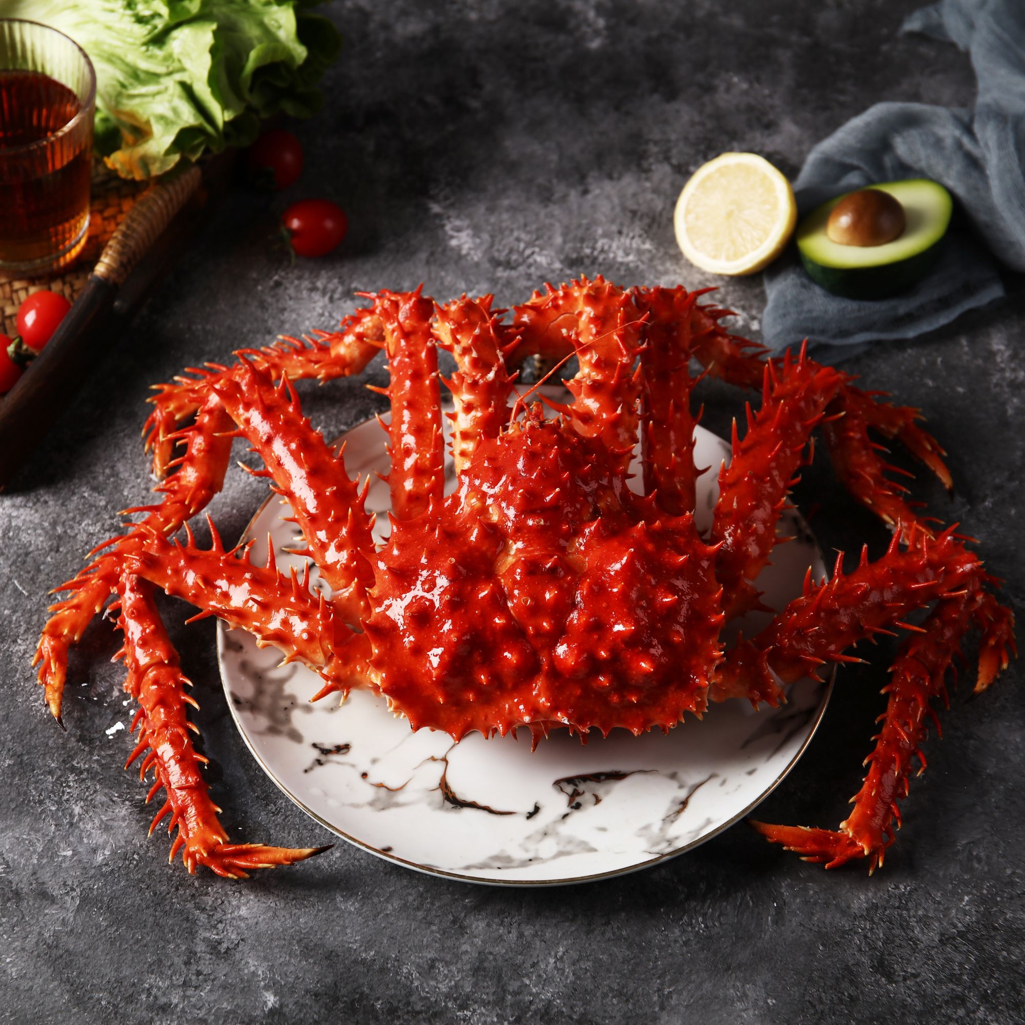 生冻智利帝王蟹冷冻 顺丰冷链发货 年货送礼带菜谱