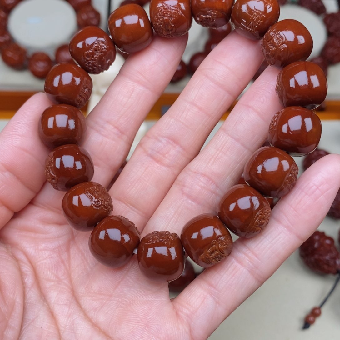 橄榄核吊坠大***龙达摩，