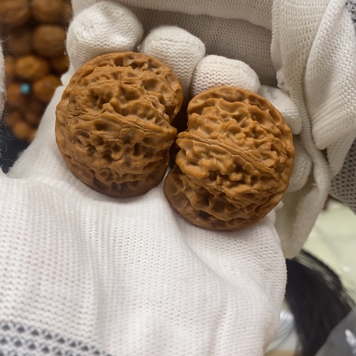 吊坠文玩核桃苹果园39肚38