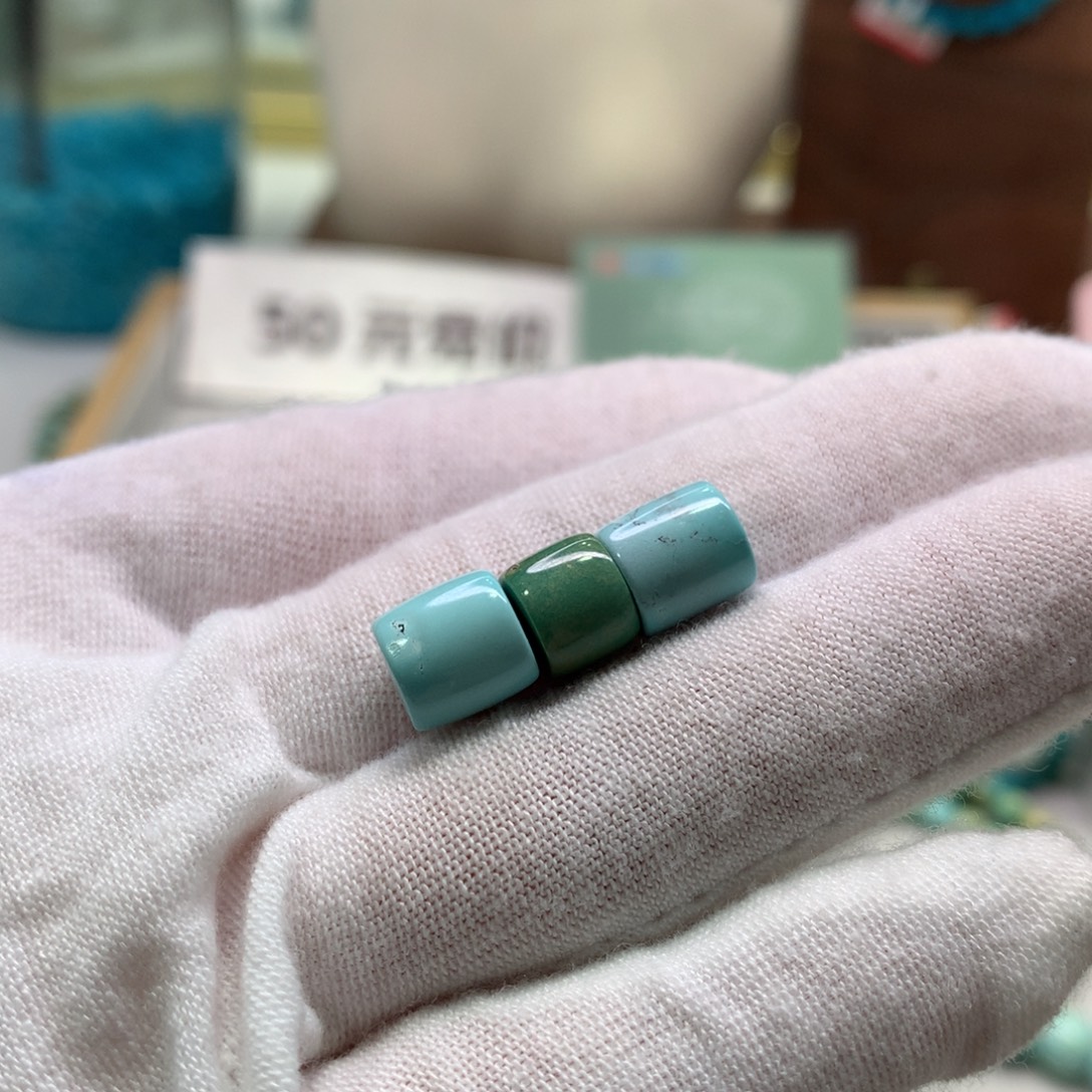 福***，绿松石未镶嵌配饰