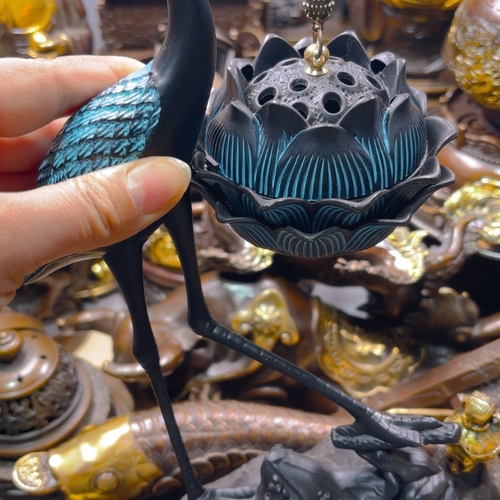 铜器摆件收收藏藏