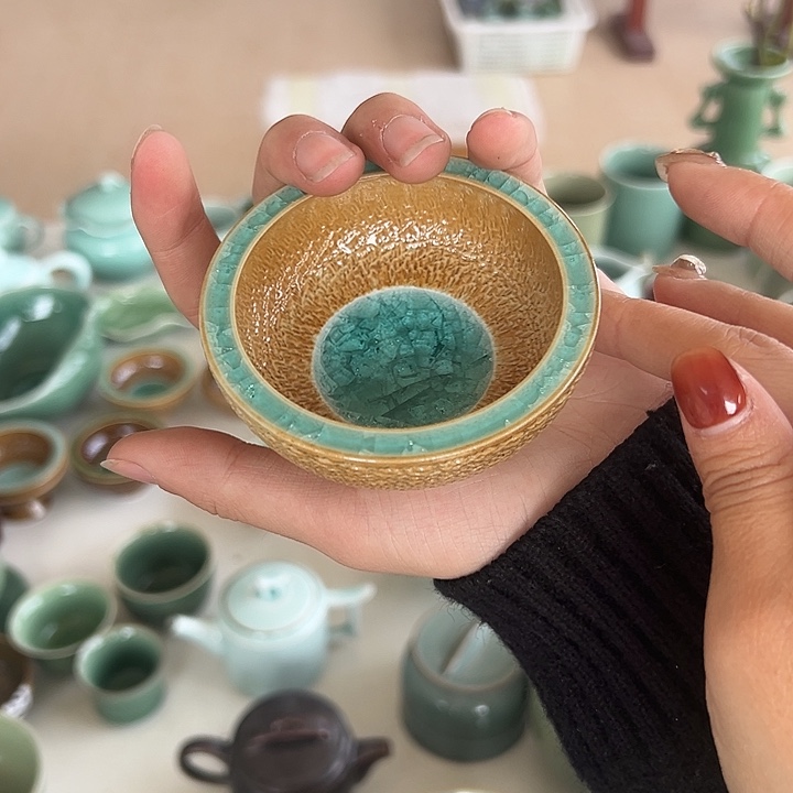 小米茶器龙泉青瓷