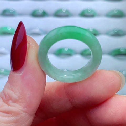 翡翠未镶嵌戒指天然翡翠