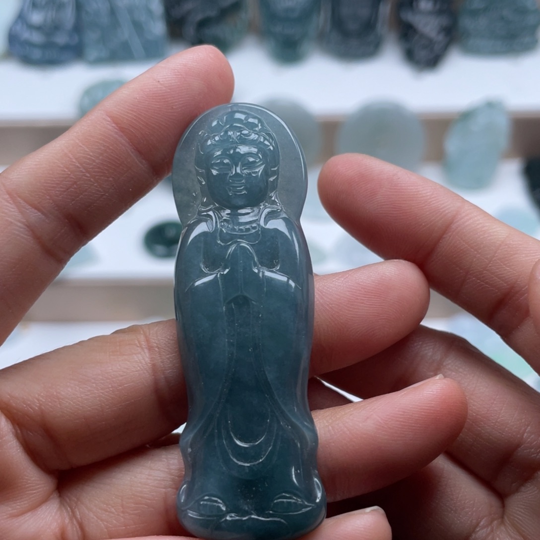 翡翠未镶嵌颈饰天然翡翠