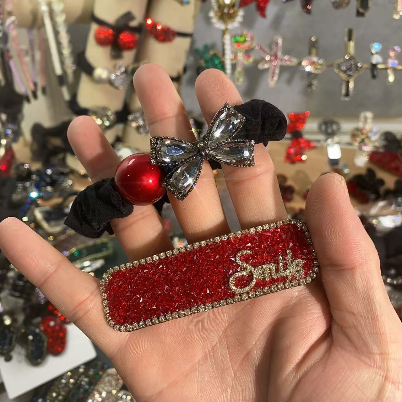 S0132-新年红-爱心-发圈