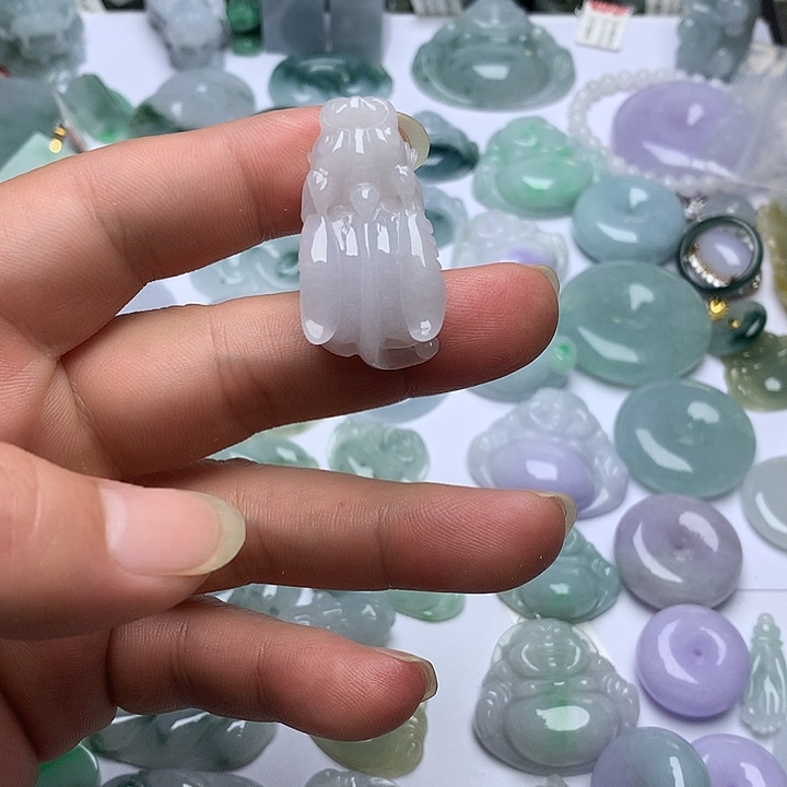 翡翠未镶嵌颈饰天然翡翠