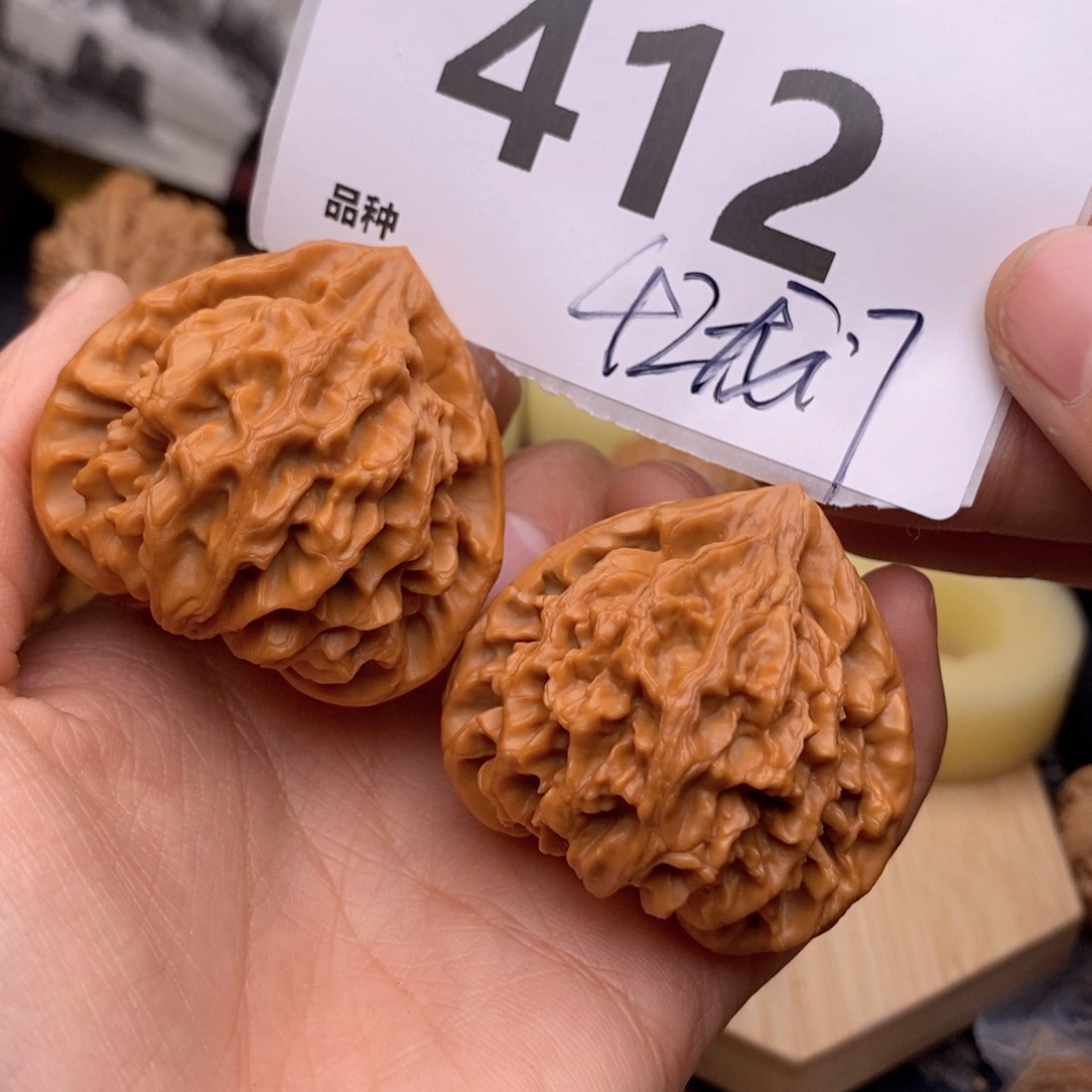 文玩核桃把件412号42龙门涧