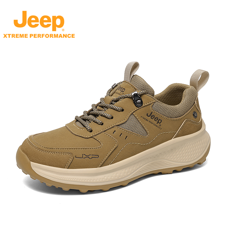 JEEP/吉普秋季户外运动软底休闲运动耐磨轻便透气户外登山徒步鞋